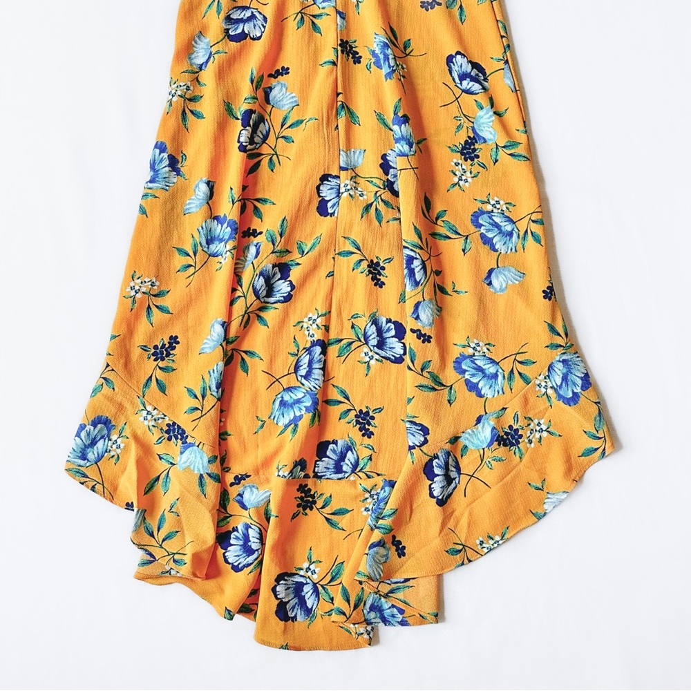 Marigold Printed Ruffle High-Low Dress - Picture 8 of 8